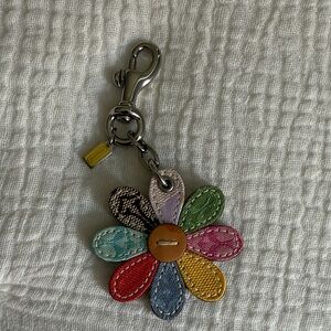 Coach Flower Bag Charm